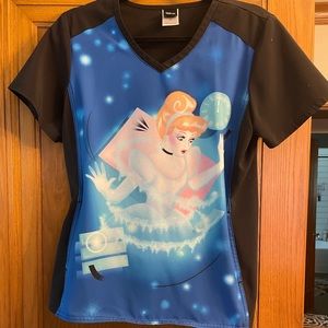 Disney Cinderella scrub top. Size small.